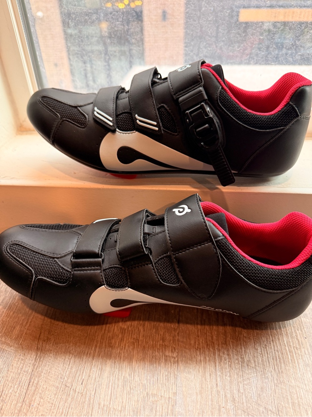 Peloton Men's Black Cycling Shoes 47 (US 13) with Clips - Picture 5 of 6